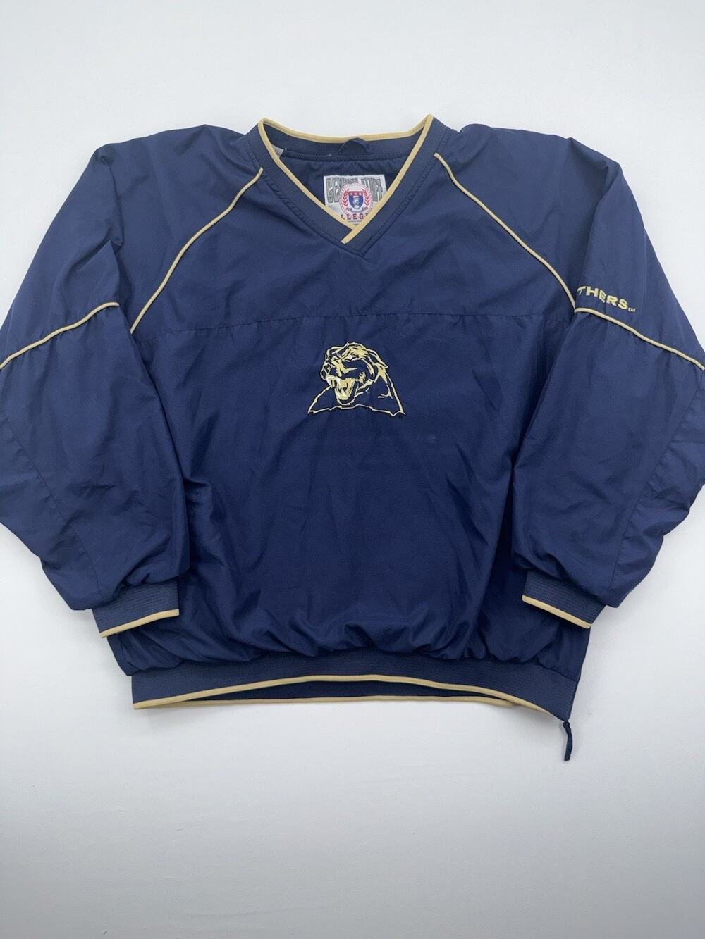 Vintage Genuine Stuff Collegiate Pitt Panthers Jacket Windbreaker X Large